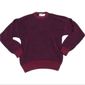 vintage Penn’s landing size xl maroon knit crewneck sweater 0053